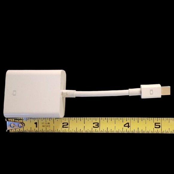 Apple A1307 Genuine Mini Display Port to VGA Adapter White MB572Z/B - Picture 7 of 7
